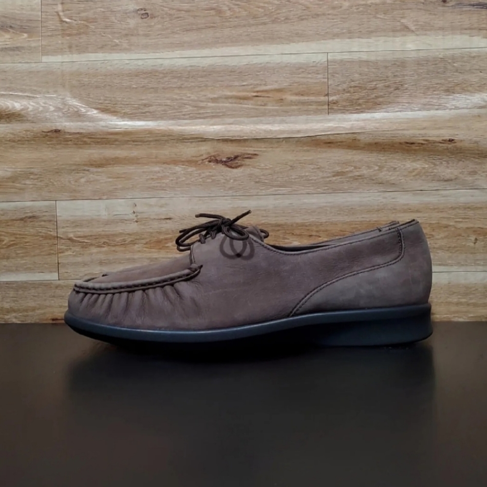 SAS Petra Brown Leather Shoes Women's Size 10W